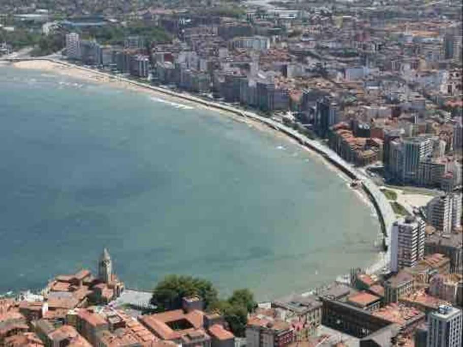 Apartamento A 100Metros De La Playa De San Lorenzo Χιχόν Εξωτερικό φωτογραφία