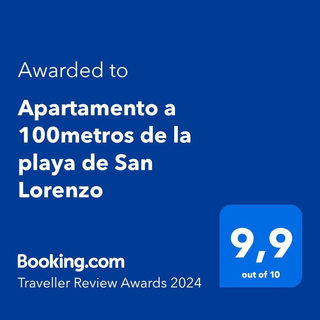 Apartamento A 100Metros De La Playa De San Lorenzo Χιχόν Εξωτερικό φωτογραφία